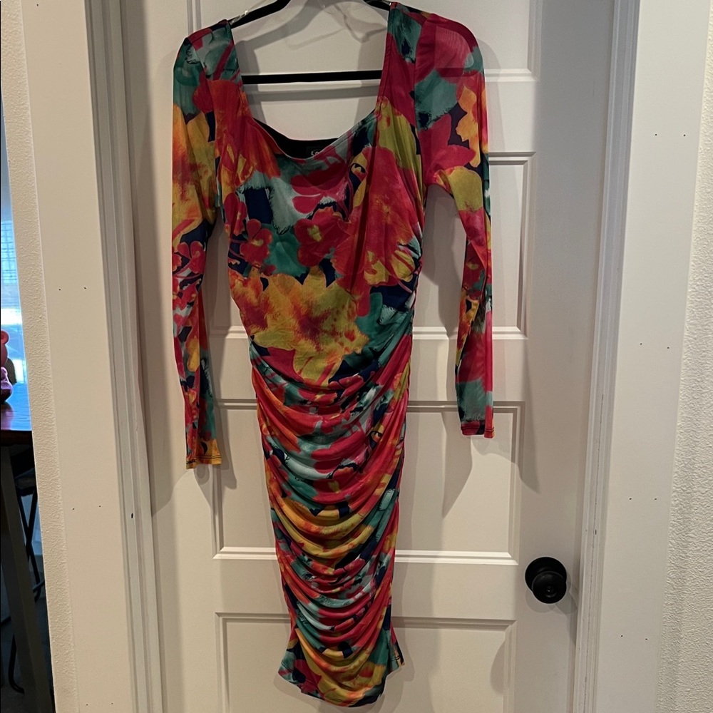 Floral Long Sleeve Dress